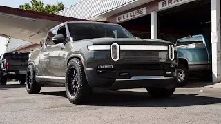 World's First RIVIAN Truck on NEW WHEELS!