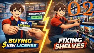 New License Unlocked! 🔥 Gamer Stop | Part 2 | #gamerstopsimulator #simulationgame #gameplayvideo