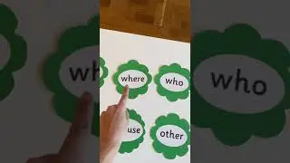 TRICKY WORDS. GROUP 4 - GREEN FLOWERS