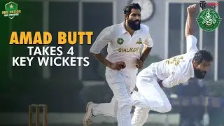 Sialkot Captain Amad Butt Takes&nbsp;4&nbsp;Wickets | Sialkot vs Peshawar | Quaid-e-Azam Trophy Final | PCB