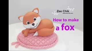 How to make a fondant fox