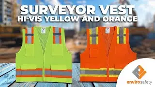Safety Main Surveyor Vest Hi-Vis Yellow and Orange