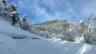mestia to ushguli (Snow and snow )
