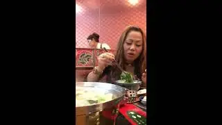 ยายณีกินสุกี้กับครอบครัวที่เมืองไทย (คลิป 2)