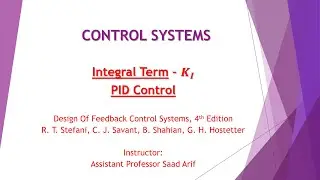 Integral Term or Integral Gain Constant - 𝑲i || PID Control