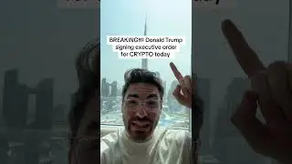 Breaking news, Donald Trump sign executive order for Crypto and markets￼ go parabolic