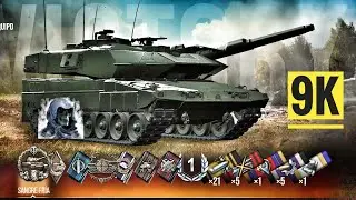 STRV 122A  9K Damage WoT Console Gameplay 