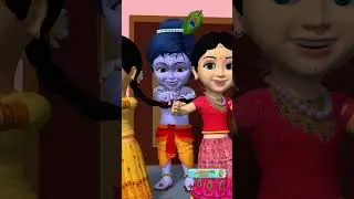 Tarangam Tarangam and Little Krishna | Natkhat Gopal | Telugu nursery rhymes for kids | KiddiesTV
