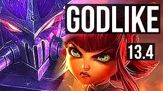 KASSADIN vs ANNIE (MID) | 9/1/7, 1300+ games, 1.3M mastery, Godlike | EUW Grandmaster | 13.4