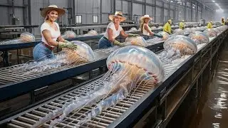 Inside the Poisonous Jellyfish Processing Plant: Technology Transforms Dangerous Creatures into Food