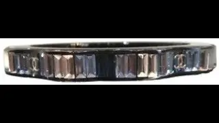 #Chanelbracelet Chanel blue/black crystal 2016 bracelet jewelry collection