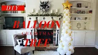 BEST Christmas Party Decor EVERrrrr! | DIY Balloon Christmas Tree