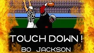 TECMO SUPER BOWL BO JACKSON CRAZY RUN!! LAST SECOND FINISH! - Throwback NES Emulator