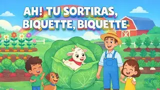 Ah! Tu sortiras, Biquette, Biquette 🐐 - Comptine Traditionnelle pour Enfants | Comptine Anim&eacute;e