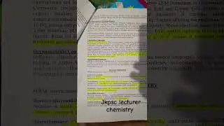 Jkpsc lecturer chemistry syllabus#csirjrf #jkpsc lecturer ❤️