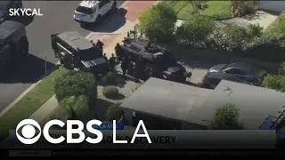 Police find alleged robbery suspect dead inside Granada Hills home after lengthy standoff