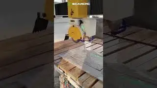 5+1 Axis CNC Bridge Cutting Machine Processing undercounter sink rock slab