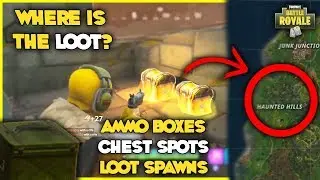 Where Is The Loot? | Haunted Hills | Ammo Boxes, Chest Spots, & Loot Spawns - Fortnite Battle Royal