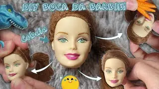 Barbie de Boca Fechada 😐 ou Aberta? 😀 Customização de Bonecas