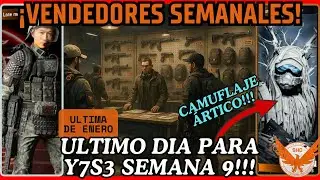 THE DIVISION 2 | Y7S3 VENDEDORES SEMANA 9 | ATUENDO &Aacute;RTICO, MEJORADO, VIRGINIANO, PINPRICK Y M&Aacute;S!!!