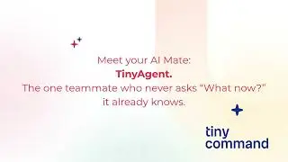 Meet TinyAgents: AI-powered teammates inside your TinyCommand workflows