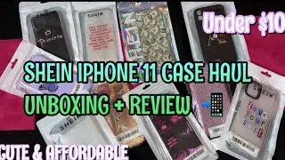 SHEIN IPHONE 11 CASE HAUL | UNBOXING + REVIEW 📱