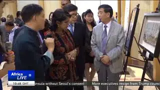 Mauritius Exhibition: Unique Chinese stone art exhibition attracts locals