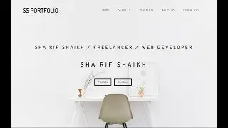 Minimal Responsive Web Design Time Lapse | HTML & CSS ONLY