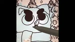 Draw with me🥰☃️#artprocess #drawingshorts #digitalart #cuteart #christmas #kawaii #oddlysatisfying 