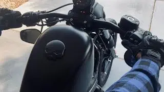 Harley Davidson Sportster 883 sound check | sportster iron 883 2020 | motovlog