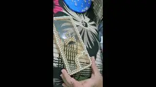 DIY Pearl & Gold Beaded Phone Case|Glamorous Case Tutorial | Decoden Bling Art @AlankarMehandiart