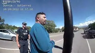 Lapel camera footage, 10/10/2022, Donnie Gutierrez, Espanola PD: Eric Mendonca lawsuit.