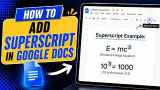 How to Add Superscript in Google Docs