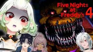 THIS HAS THE SCARIEST JUMPSCARES!!! | VTubers Plays | Five Night's at Freddy's 4