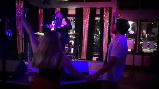 Sweet Caroline on Accordion with Swing Dancers