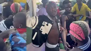 AREA BOYS  @TTACK SINGER PORTABLE IN LAGOS ISLAND