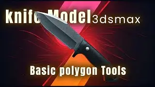 3ds Max में Knife Tool और Polygon Modeling Basics | Hindi Tutorial for Beginners