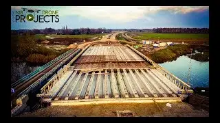 Berkel Plaatsen brugliggers N18 Drone Projects