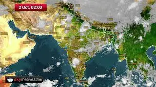 Cloud build-up of monsoon rains pan India in just 30 seconds | Skymet Weather