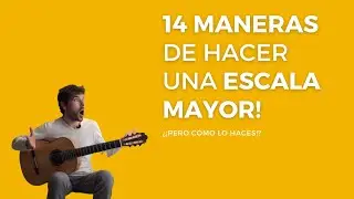 14 СПОСОБОВ сделать МАКЖОРНЫЙ ГАМАТ (ионический лад) с помощью ГИТАРЫ? 😯🎸