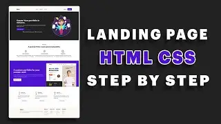 Landing Page ( Responsive ) Tutorial with HTML, CSS | Full Course for beginner | step by step 2023