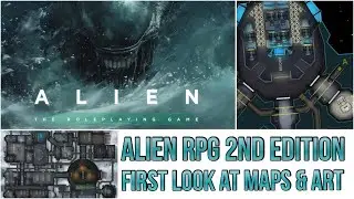 Alien RPG 2nd Edition First Look at New Maps & Artwork