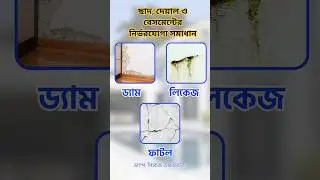 ছাদ লিকেজ ও ড্যাম্প অবহেলা করলে স্ট্রাকচার নষ্ট হয় | সঠিক waterproofing-ই সমাধান