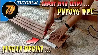 Cara yang cepat dan rapi potong WALL PANEL / WPC