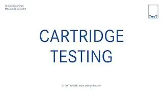 Cartridge testing for pharmaceutics manufacturer