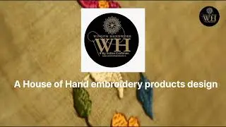 chambal rumal handwork on silk yarn thread Ari hand embroidery work |language English