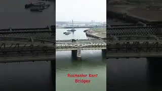 As requested a longer version of Rochester bridges.  Enjoy  #drone #rochester #railwaystation #kent