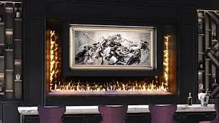 Stellar U-Shaped Luxury Fireplace
