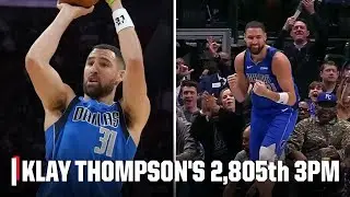 Klay Thompson moves to No. 4 on all-time 3PM list in NBA history 🏅