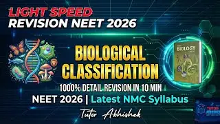 Biological Classification in Minutes | Light Speed Revision for NEET 2026 | NCERT Biology #neet2026